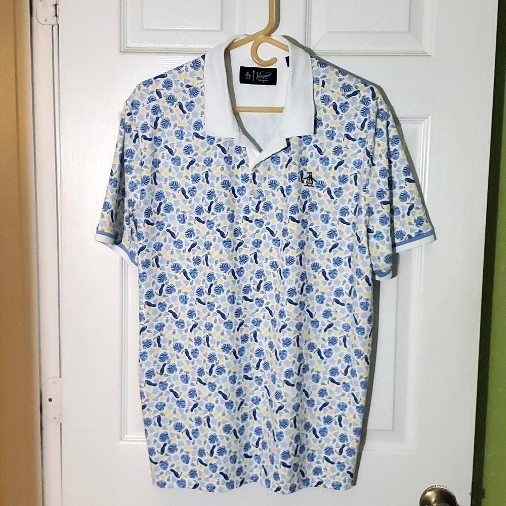 PENGUIN brand Printed Golf shirt